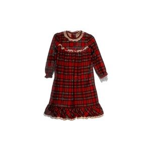 Little Me Fleece Christmas Nightgown